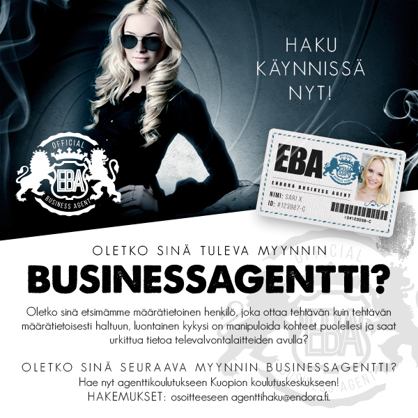 Haku käynnissä nyt! Oletko sinä uusi myynnin businessagentti?