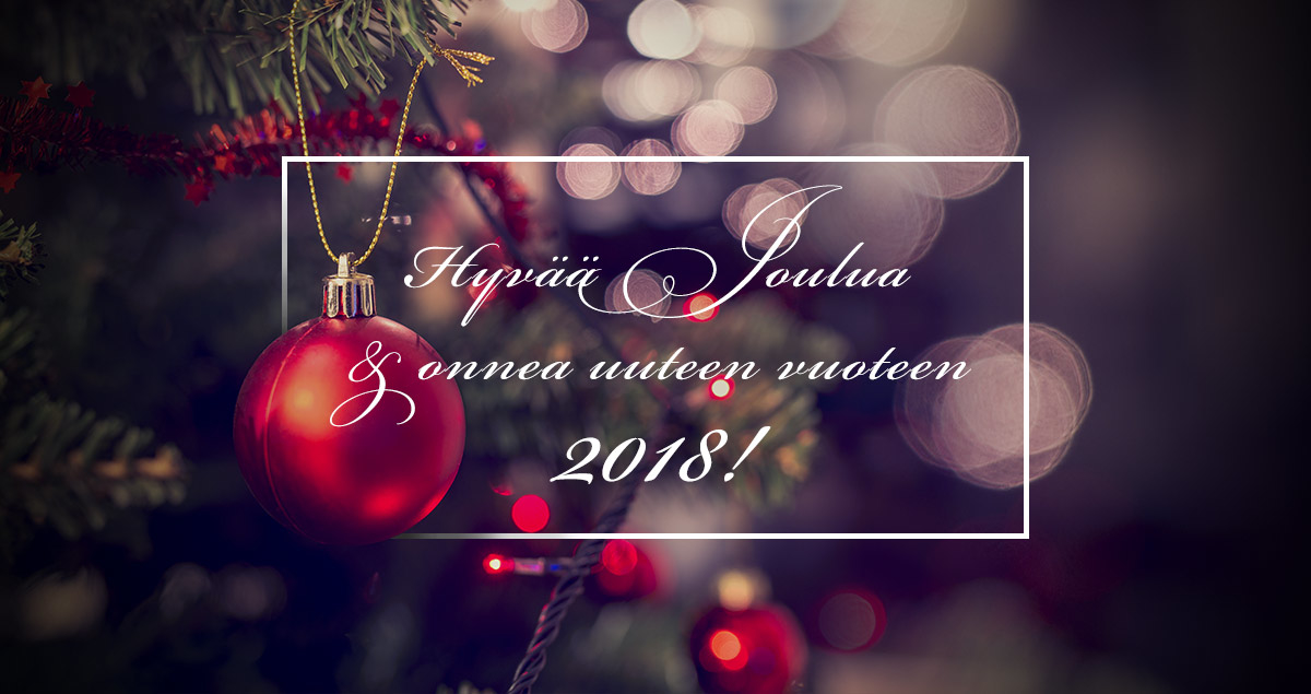 Endora - hyvää joulua ja uutta vuotta 2018